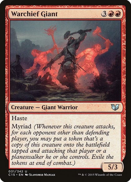 Warchief Giant, Commander 2015 31