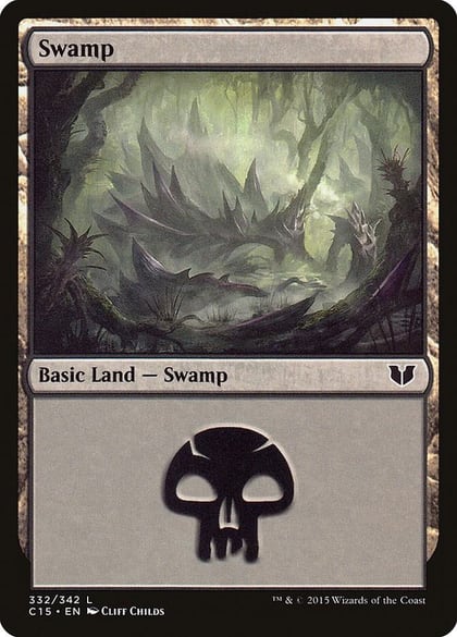 Swamp (332), Commander 2015 332