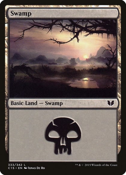 Swamp (333), Commander 2015 333