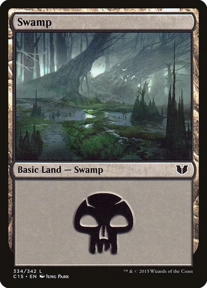 Swamp (334), Commander 2015 334