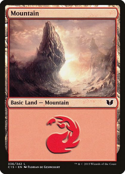 Mountain (336), Commander 2015 336