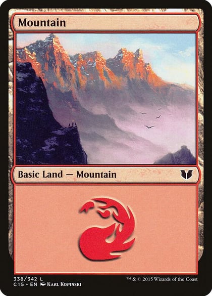 Mountain (338), Commander 2015 338