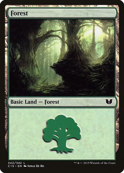 Forest (342), Commander 2015 342