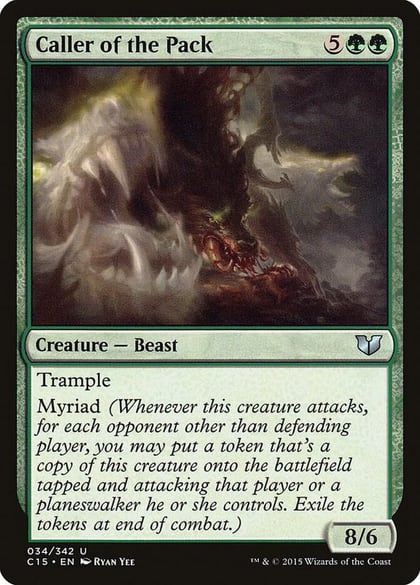 Caller of the Pack, Commander 2015 34