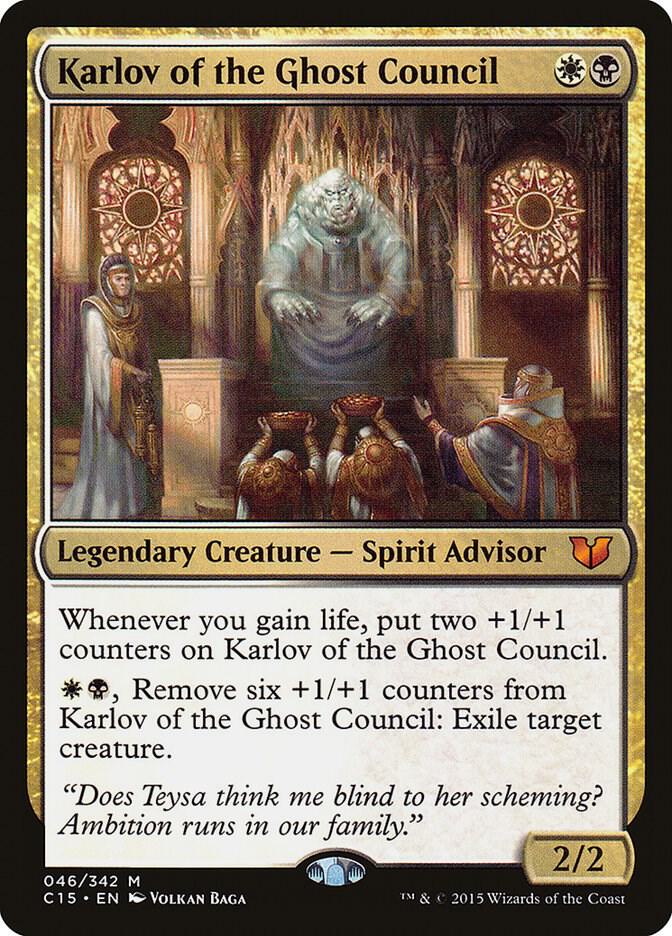 Karlov of the Ghost Council, Commander 2015 46