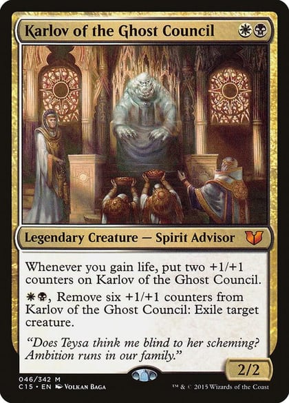 Karlov of the Ghost Council, Commander 2015 46