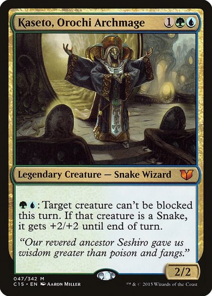Kaseto, Orochi Archmage, Commander 2015 47