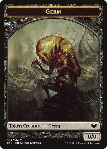 Germ // Zombie Double-Sided Token, Commander 2015 7 // 8
