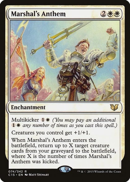 Marshal's Anthem, Commander 2015 74