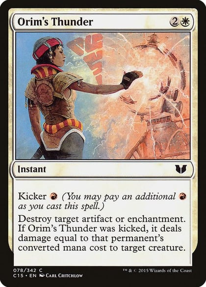Orim's Thunder, Commander 2015 78