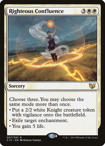 Righteous Confluence, Commander 2015 7
