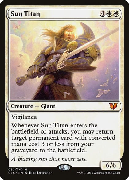 Sun Titan, Commander 2015 82
