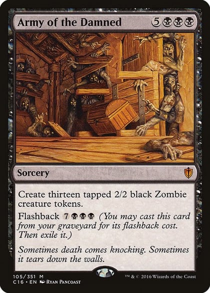 Army of the Damned, Commander 2016 105
