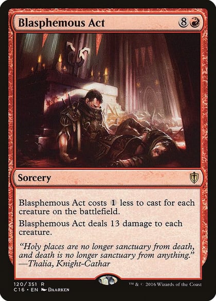 Blasphemous Act, Commander 2016 120