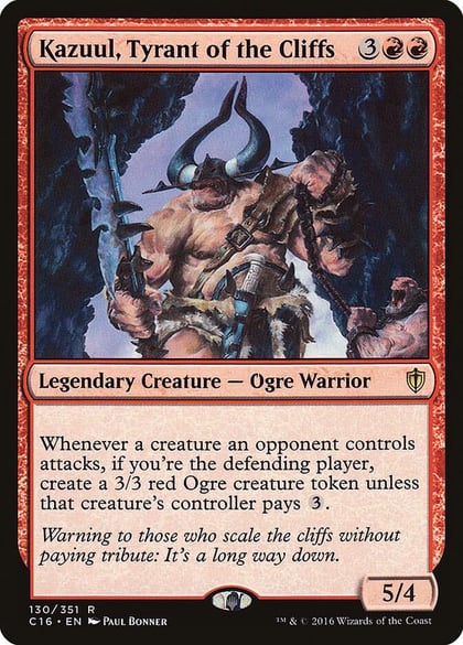 Kazuul, Tyrant of the Cliffs, Commander 2016 130