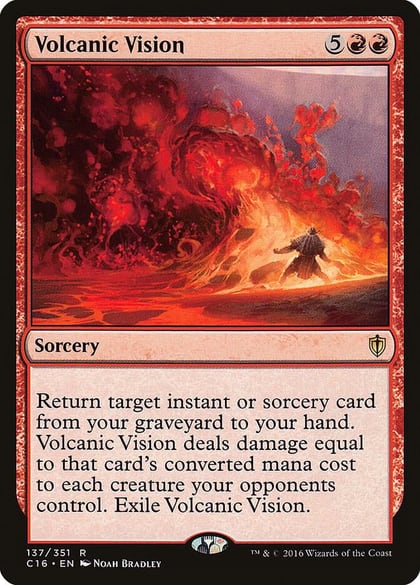 Volcanic Vision, Commander 2016 137