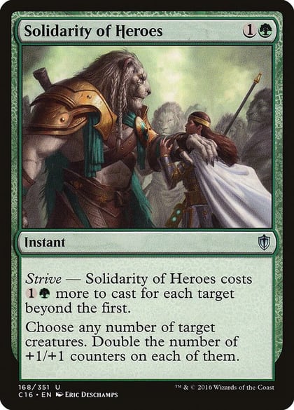 Solidarity of Heroes, Commander 2016 168