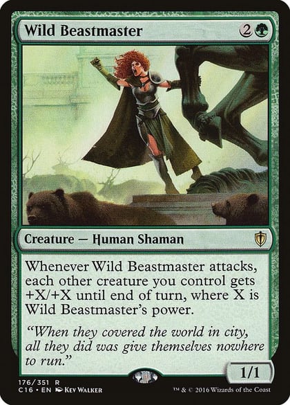 Wild Beastmaster, Commander 2016 176