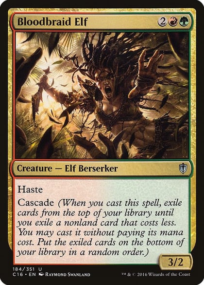 Bloodbraid Elf, Commander 2016 184
