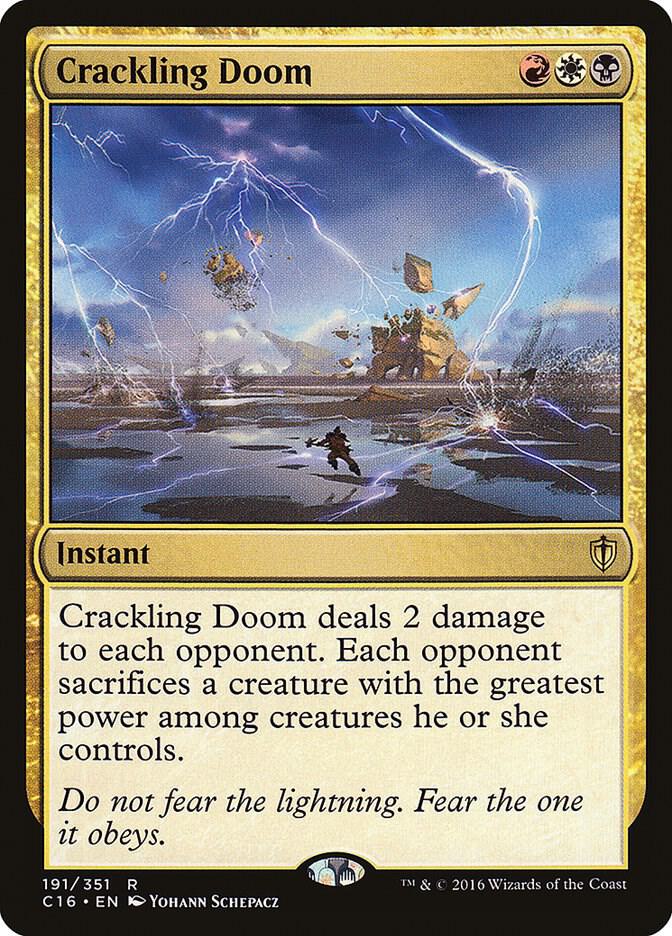 Crackling Doom, Commander 2016 191