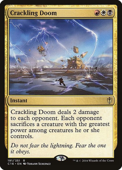 Crackling Doom, Commander 2016 191
