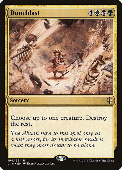 Duneblast, Commander 2016 194