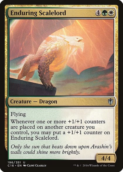 Enduring Scalelord, Commander 2016 196