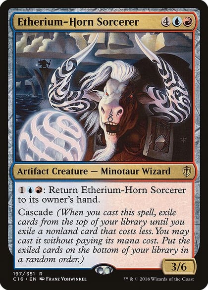 Etherium-Horn Sorcerer, Commander 2016 197