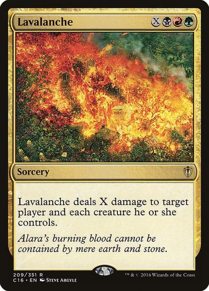 Lavalanche, Commander 2016 209