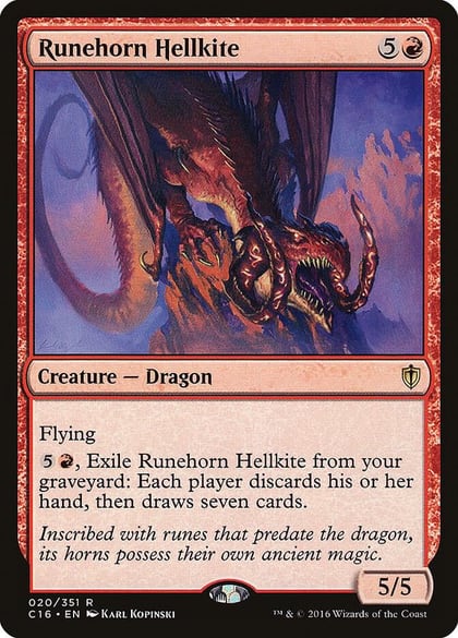Runehorn Hellkite, Commander 2016 20