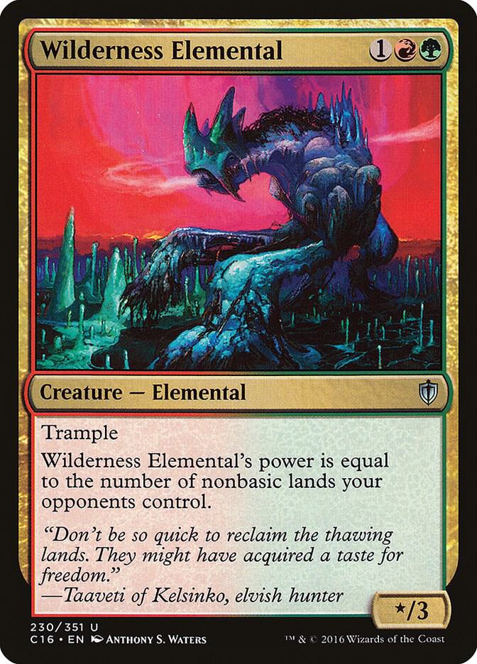 Wilderness Elemental, Commander 2016 230