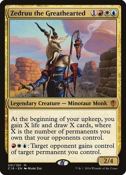 Zedruu the Greathearted, Commander 2016 231