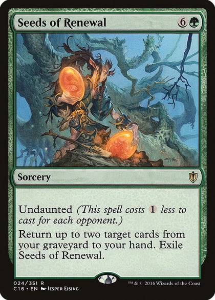 Seeds of Renewal, Commander 2016 24