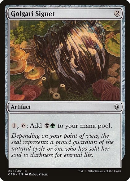 Golgari Signet, Commander 2016 255