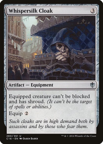 Whispersilk Cloak, Commander 2016 280