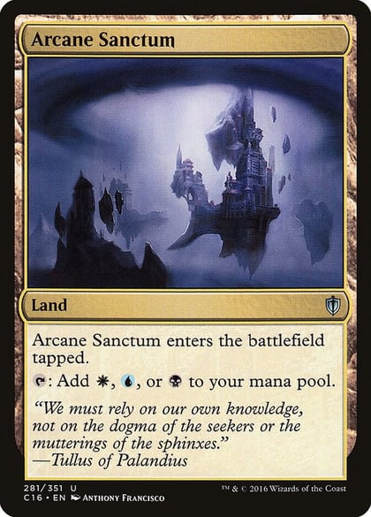 Arcane Sanctum, Commander 2016 281
