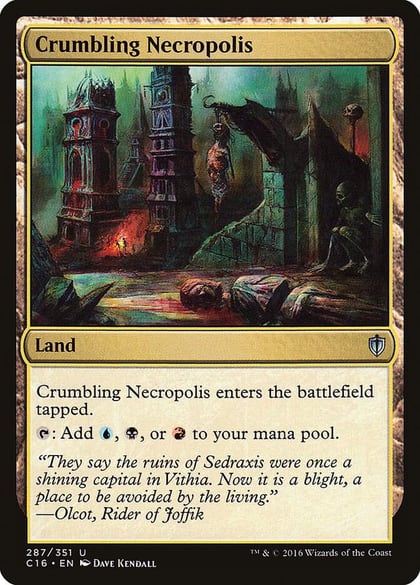 Crumbling Necropolis, Commander 2016 287
