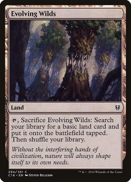 Evolving Wilds, Commander 2016 294