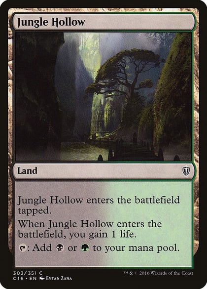 Jungle Hollow, Commander 2016 303
