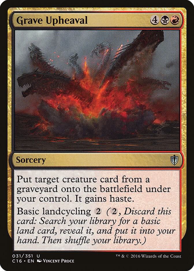 Grave Upheaval, Commander 2016 31