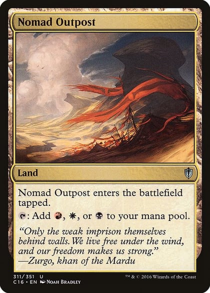 Nomad Outpost, Commander 2016 311
