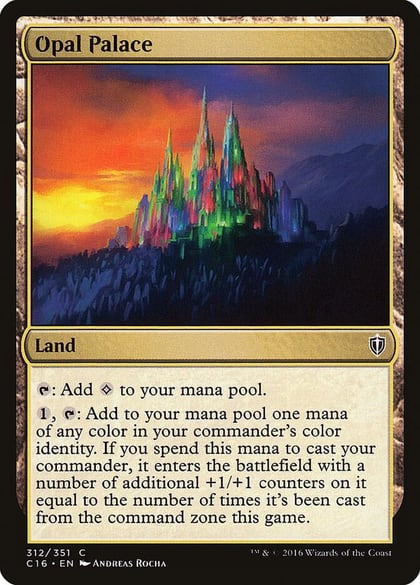 Opal Palace, Commander 2016 312