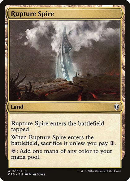 Rupture Spire, Commander 2016 319