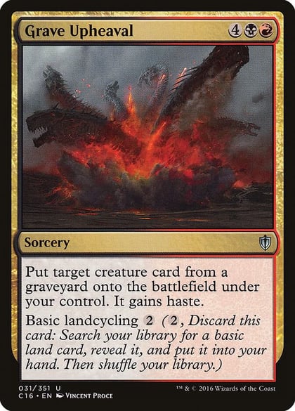 Grave Upheaval, Commander 2016 31