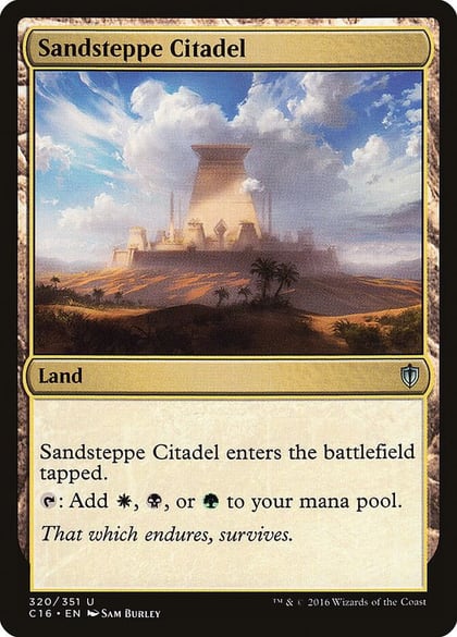 Sandsteppe Citadel, Commander 2016 320