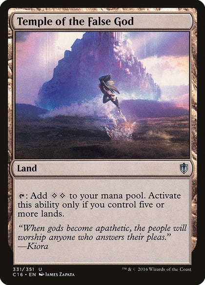 Temple of the False God, Commander 2016 331