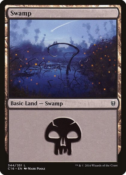 Swamp (344), Commander 2016 344