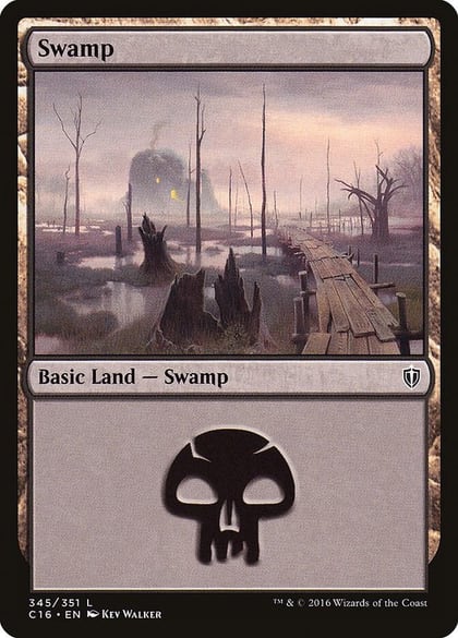 Swamp (345), Commander 2016 345