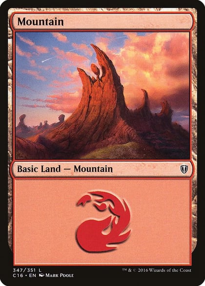 Mountain (347), Commander 2016 347