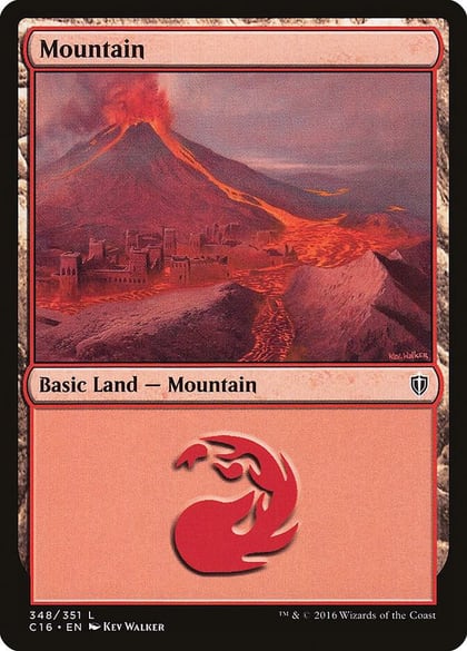Mountain (348), Commander 2016 348